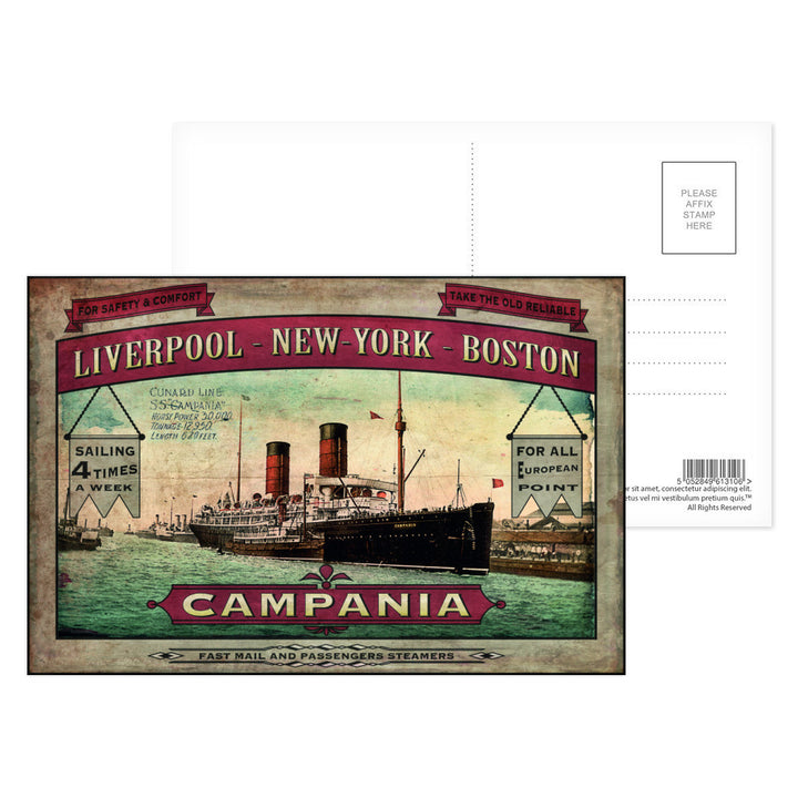 The Campania Postcard Pack