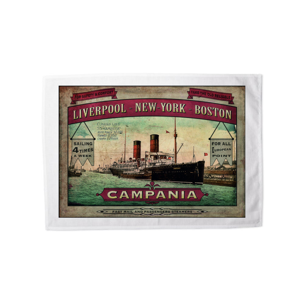 The Campania Tea Towel