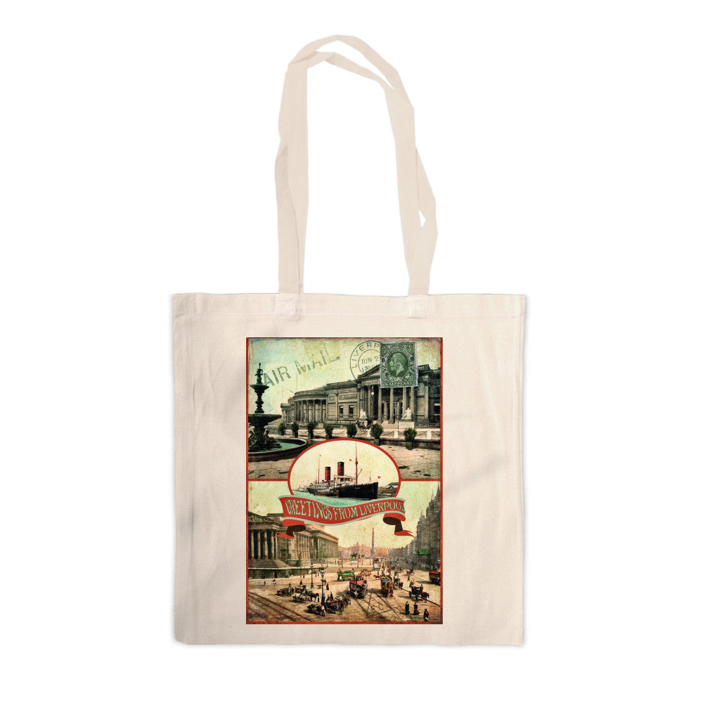 Liverpool Canvas Tote Bag