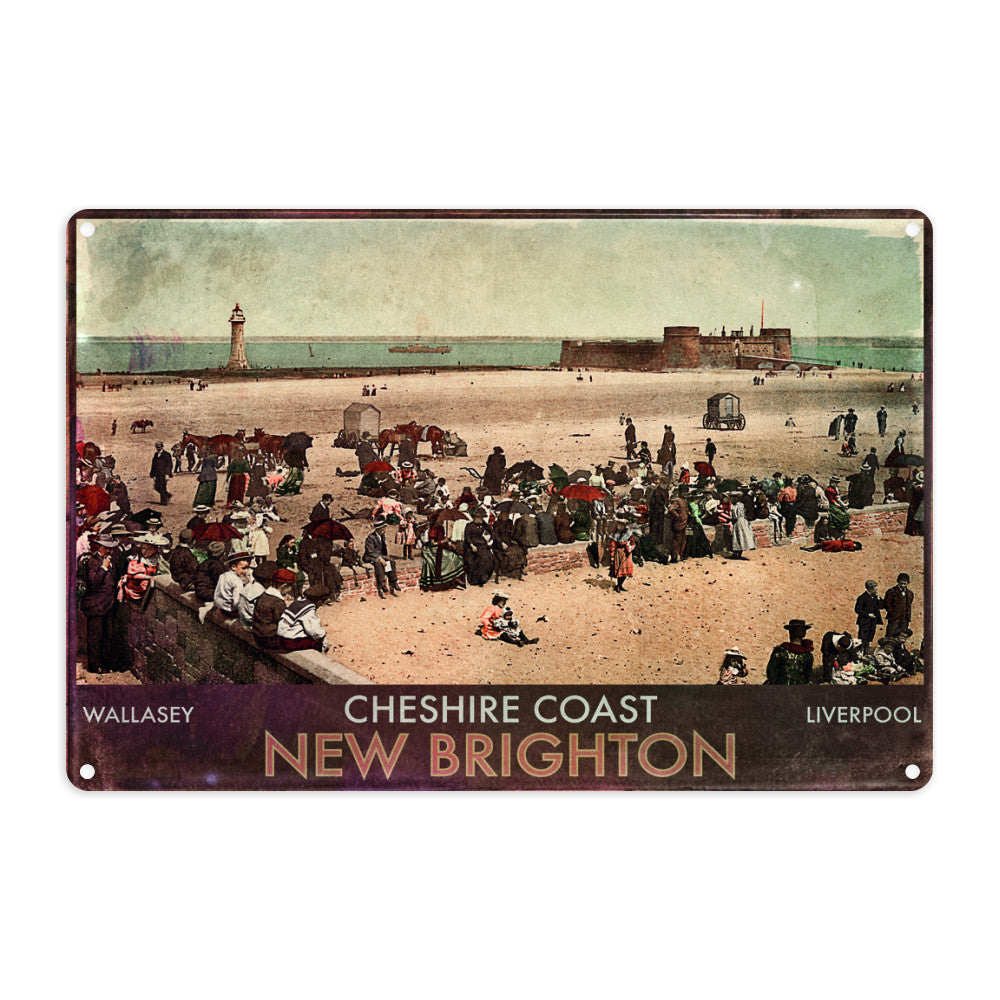 New Brighton, Cheshire Metal Sign