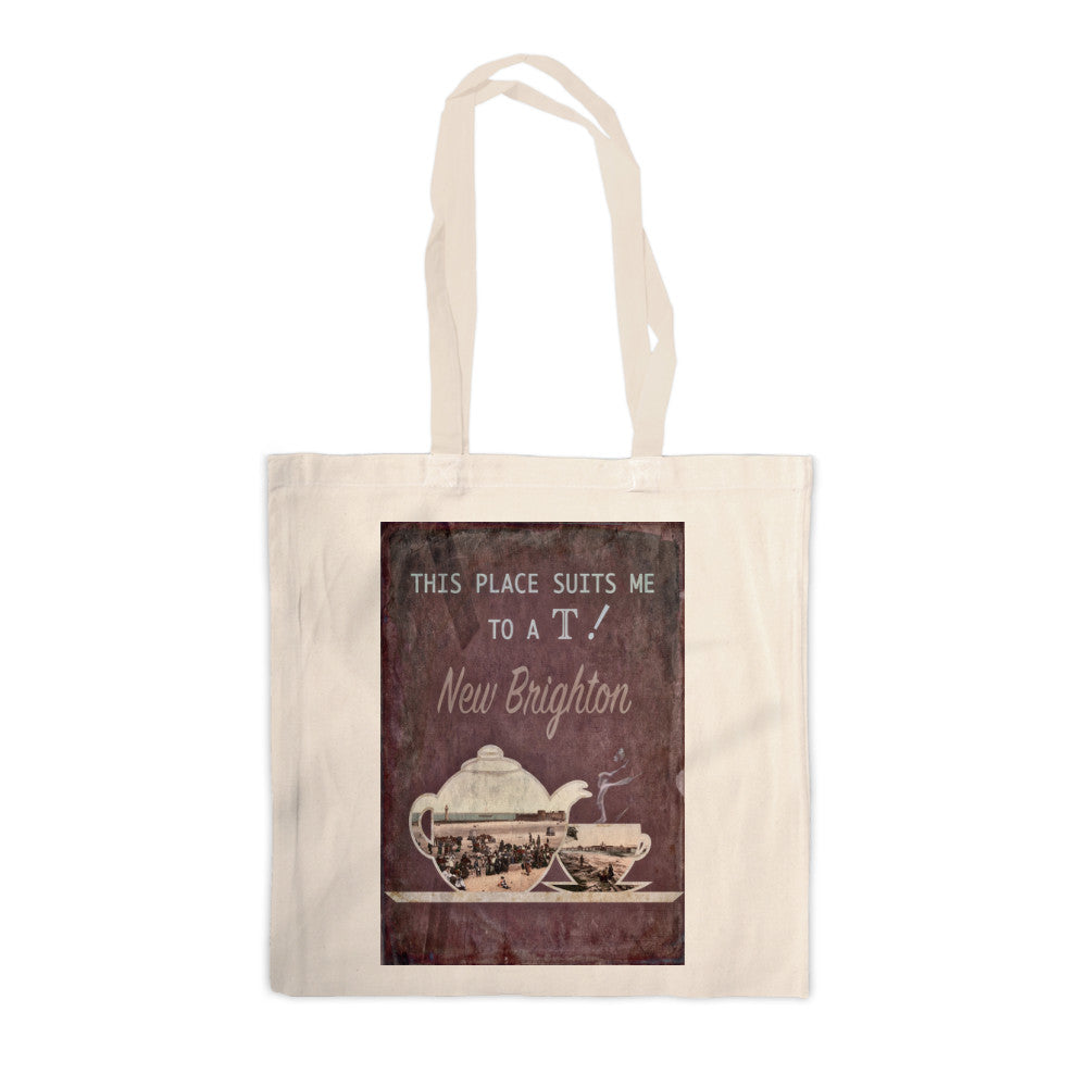 New Brighton, Cheshire Canvas Tote Bag