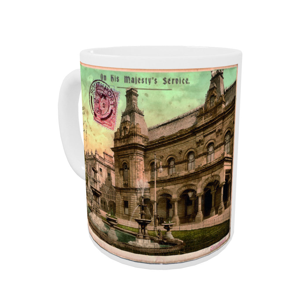 The Town Hall, Southport Coloured Insert Mug