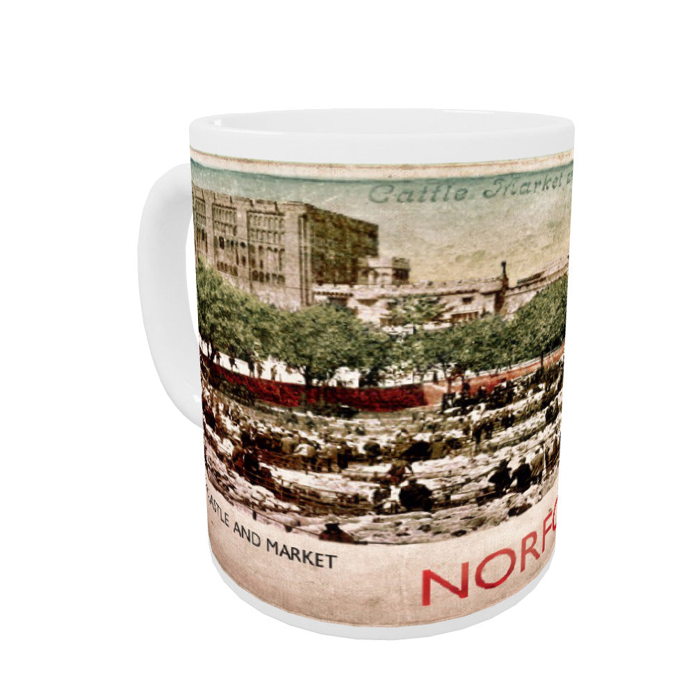 Norwich Castle and Market Mug