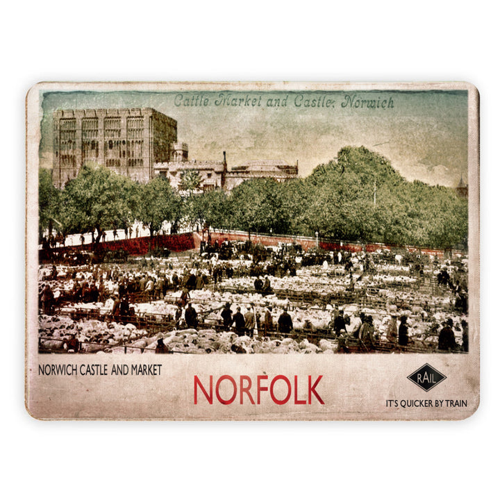 Norwich Castle and Market Placemat