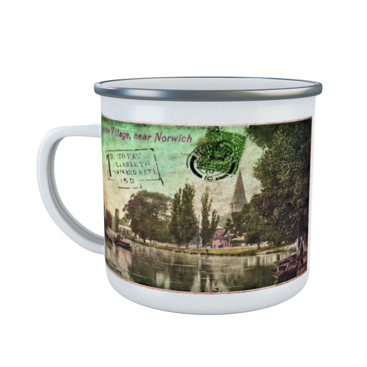 Thorpe Village, Norwichh Enamel Mug