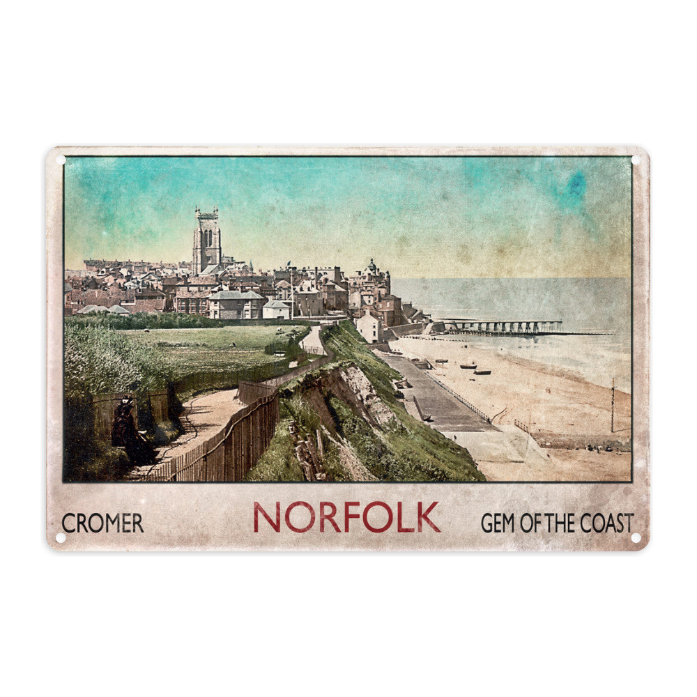 Cromer Metal Sign