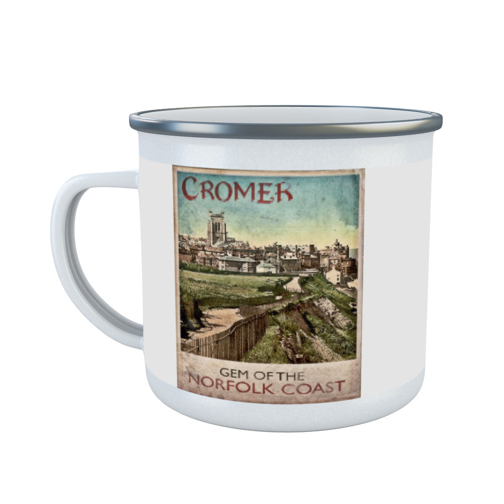 Cromer, Gem of the Norfolk Coast Enamel Mug