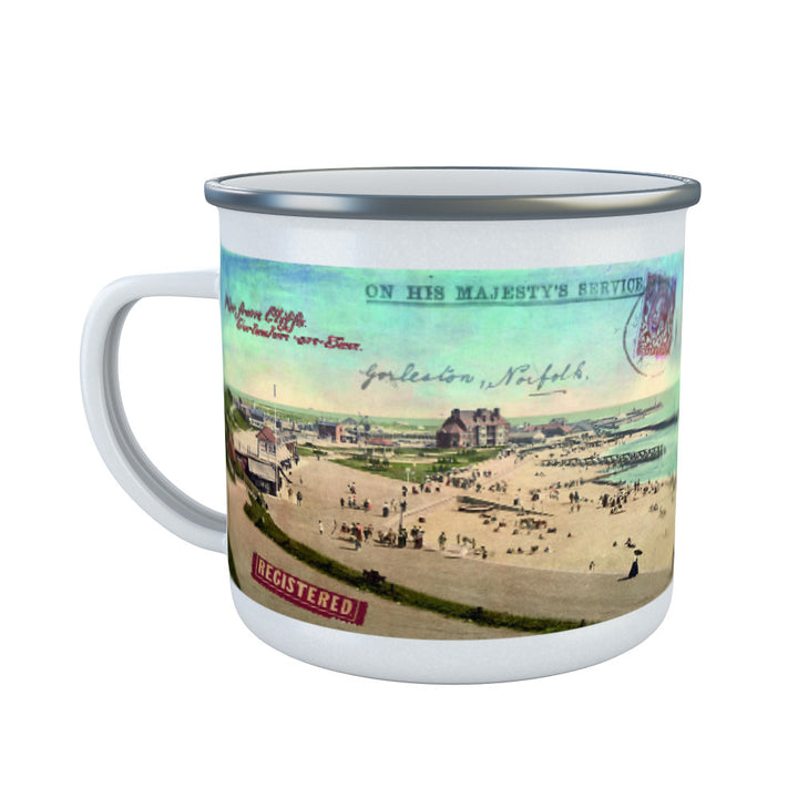 Gorleston-On-Sea Enamel Mug