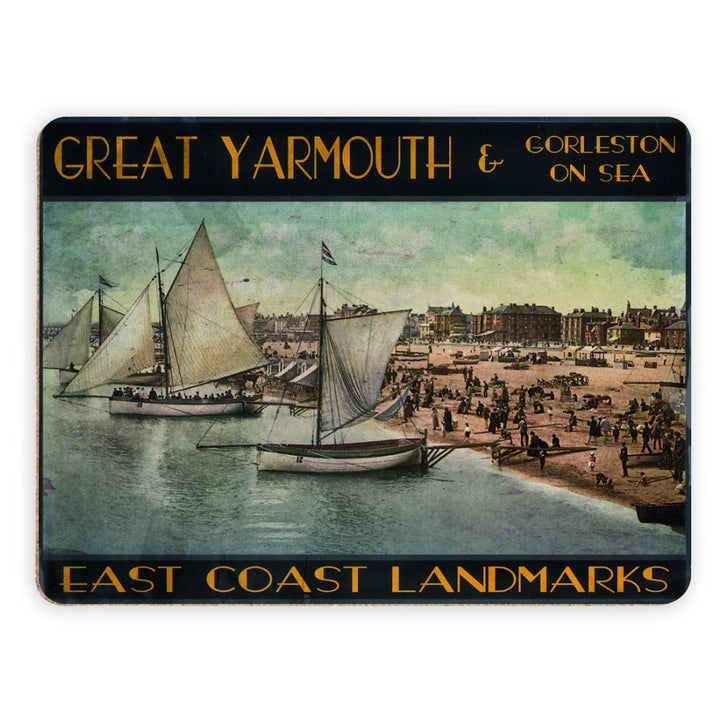 Great Yarmouth and Gorleston on Sea Placemat