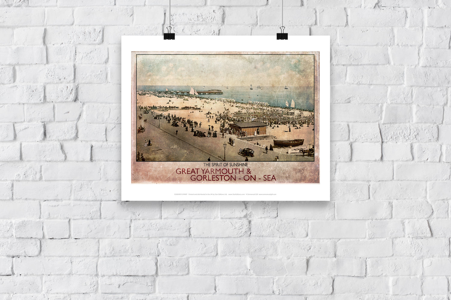 Great Yarmouth and Gorleston on Sea - Art Print