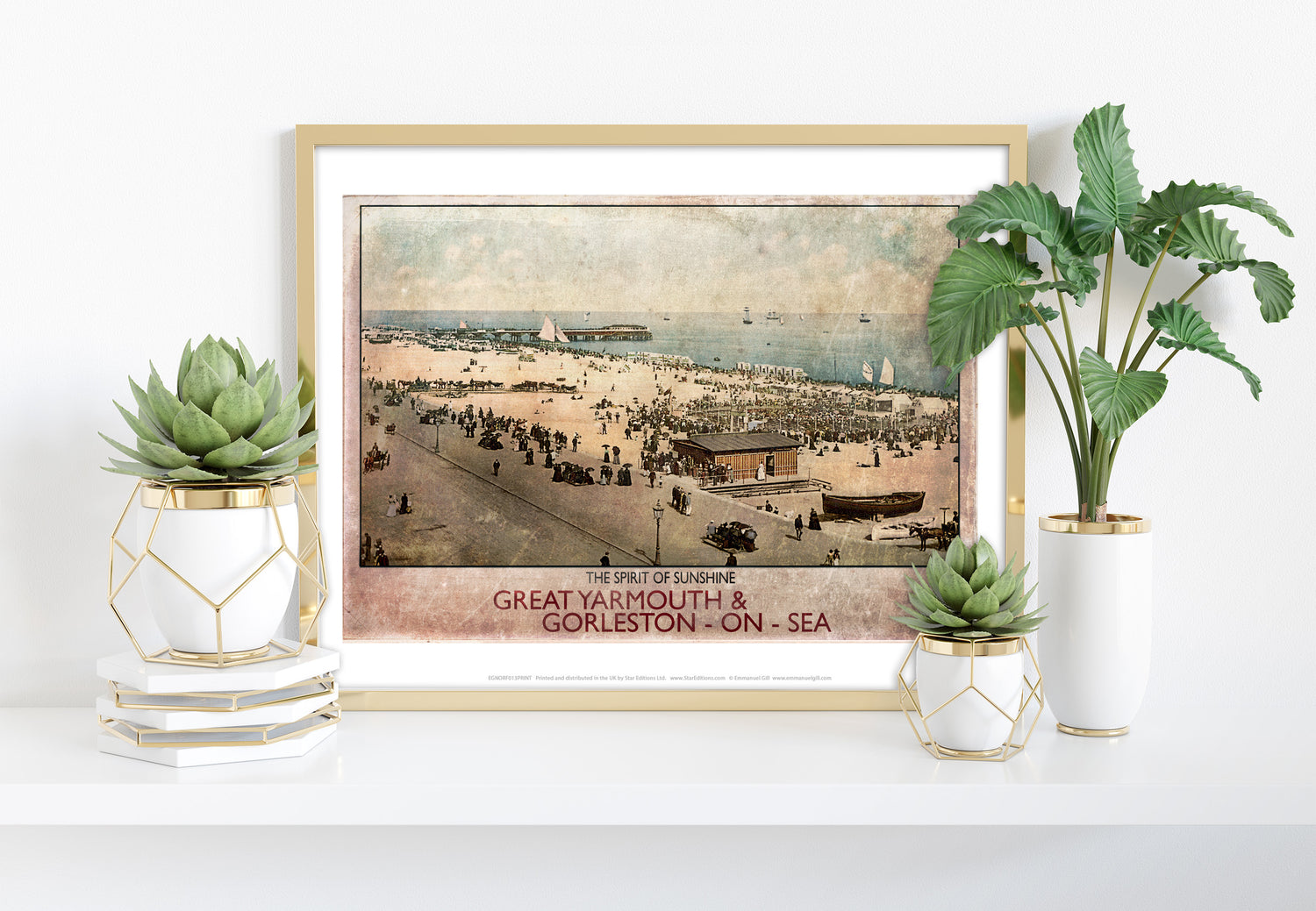 Great Yarmouth and Gorleston on Sea - Art Print