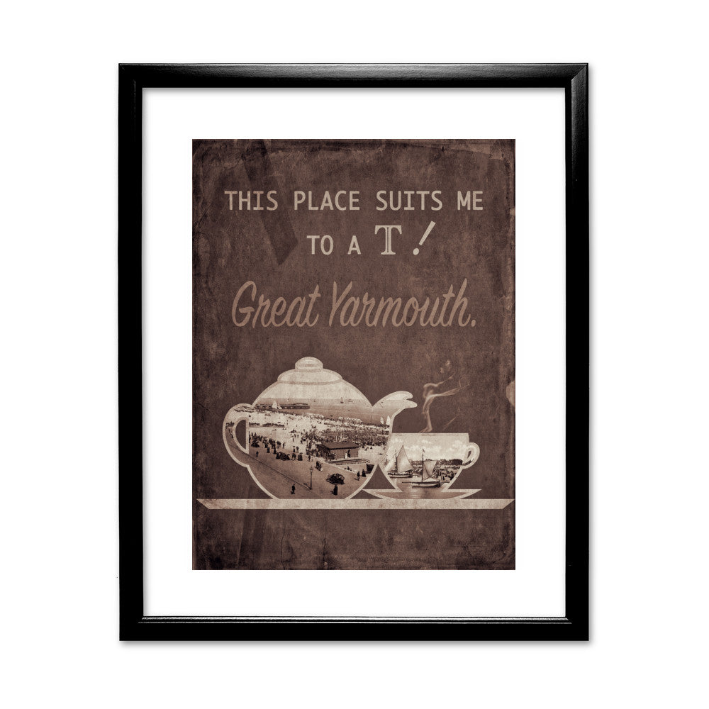 Great Yarmouth suits me to a T! Framed Print