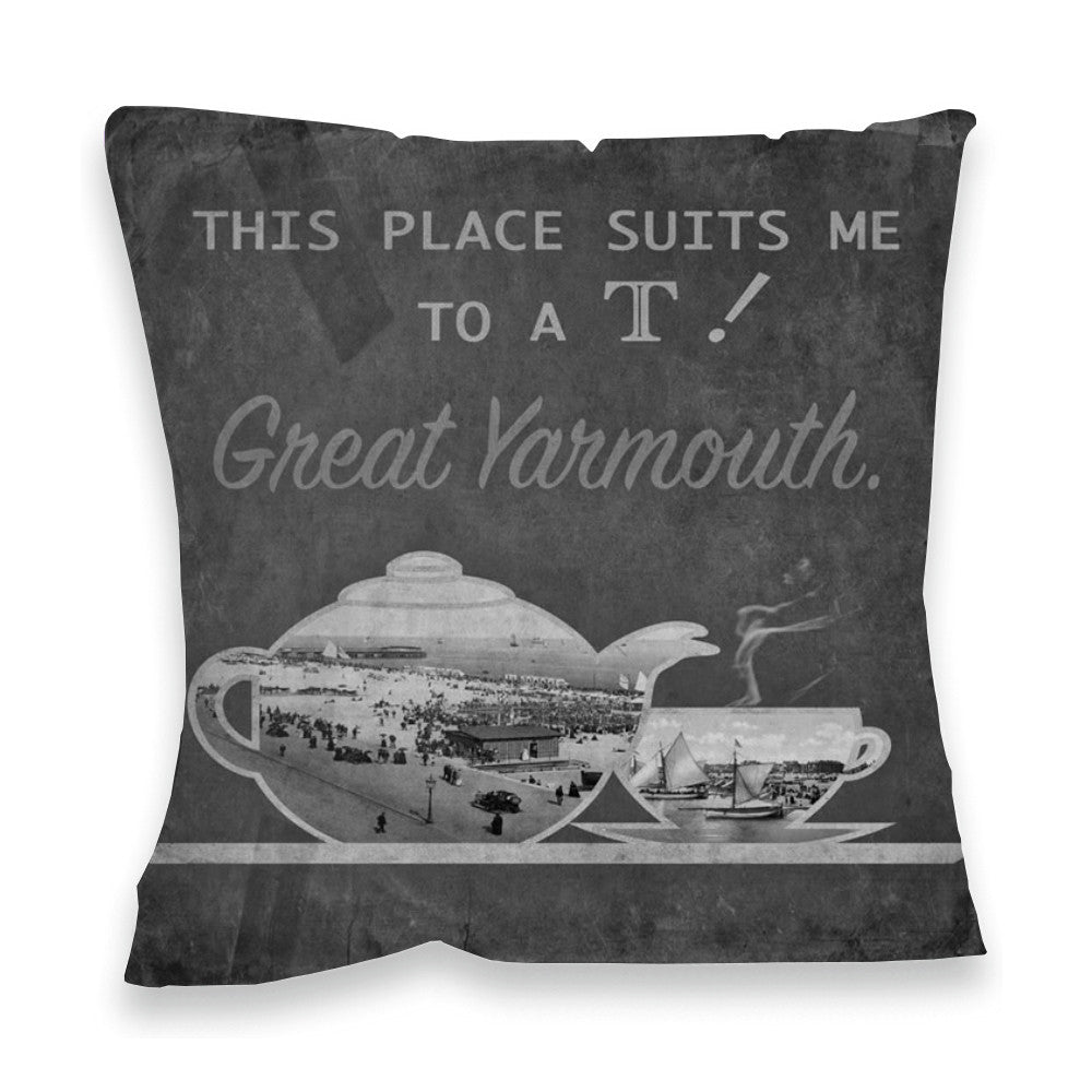 Great Yarmouth suits me to a T! Fibre Filled Cushion