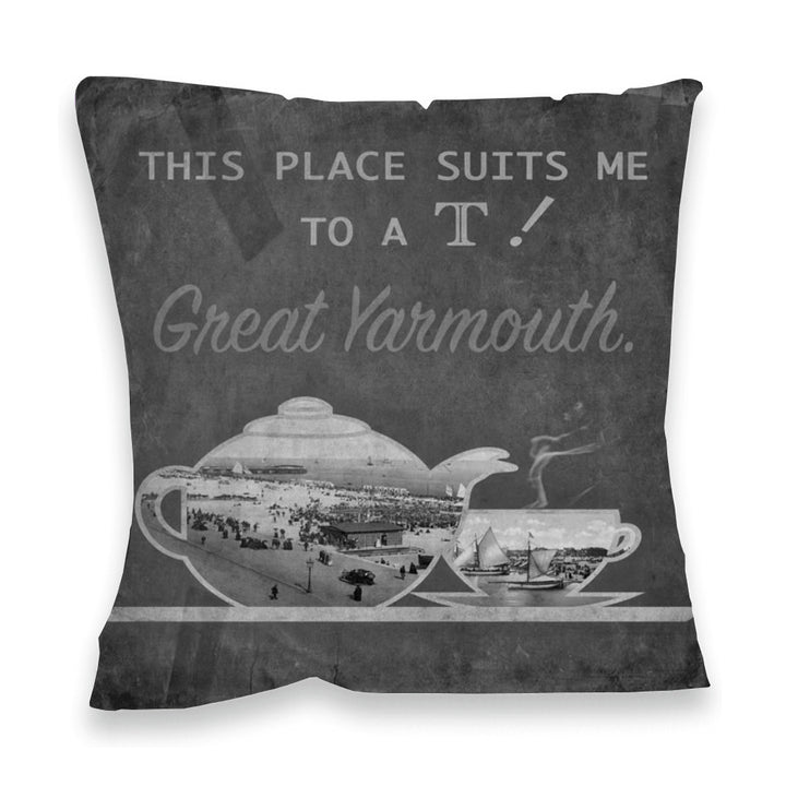 Great Yarmouth suits me to a T! Fibre Filled Cushion