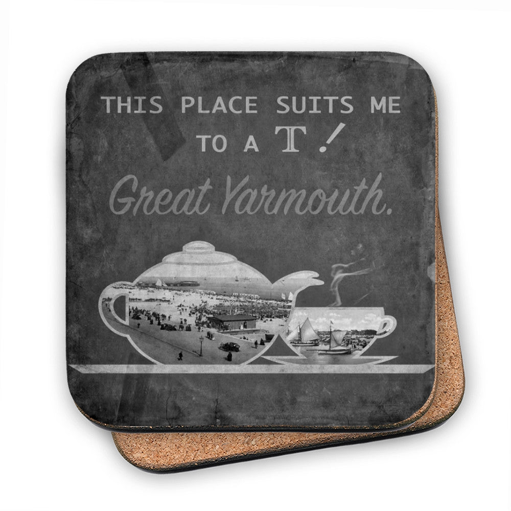 Great Yarmouth suits me to a T! MDF Coaster