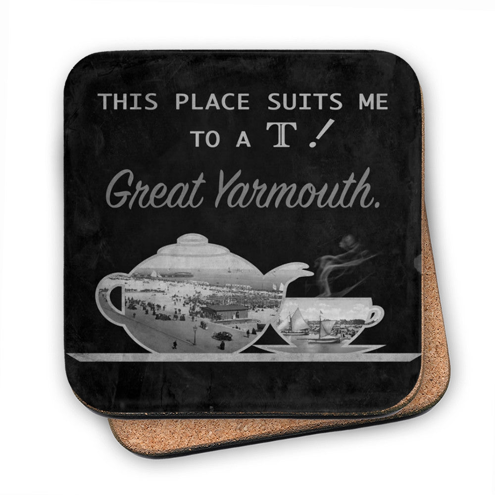 Great Yarmouth suits me to a T! MDF Coaster