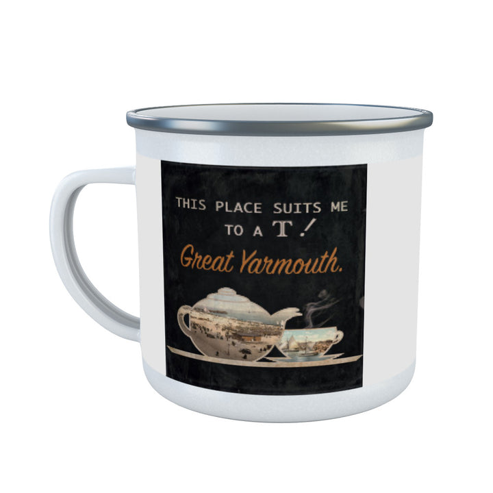 Great Yarmouth suits me to a T! Enamel Mug