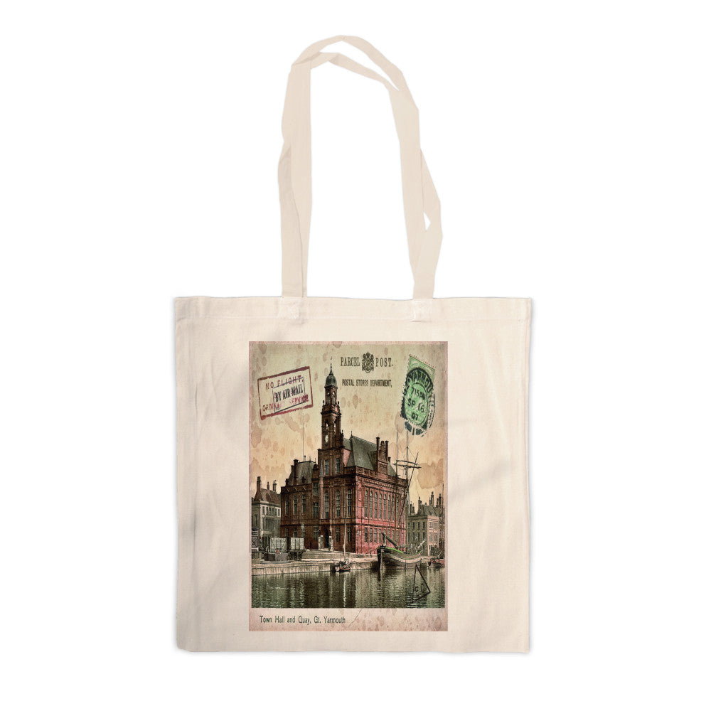 Town Hall and Quay, Great Yarmouth Canvas Tote Bag