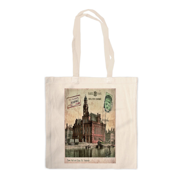 Town Hall and Quay, Great Yarmouth Canvas Tote Bag