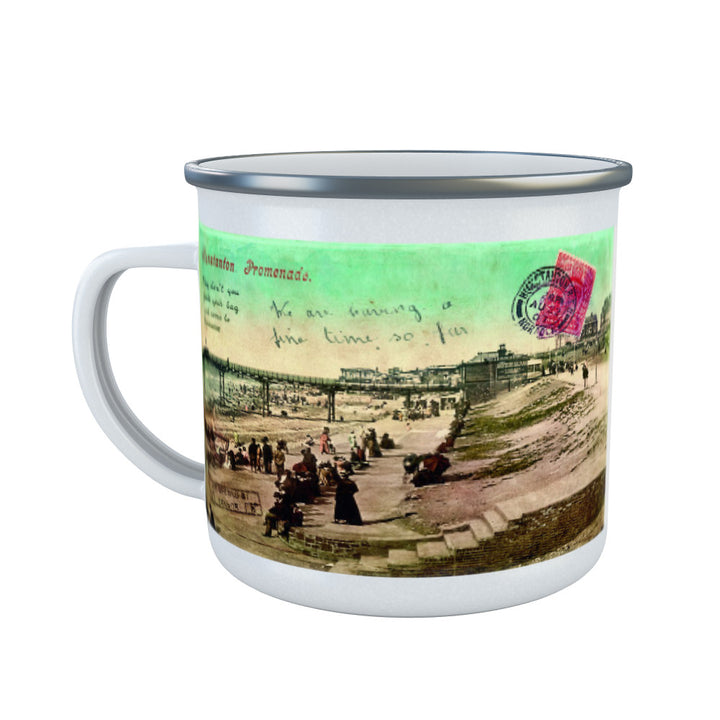 Hunstanton Promenade Enamel Mug