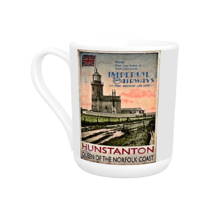 Hunstanton, Queen of the Norfolk Coast Bone China Mug