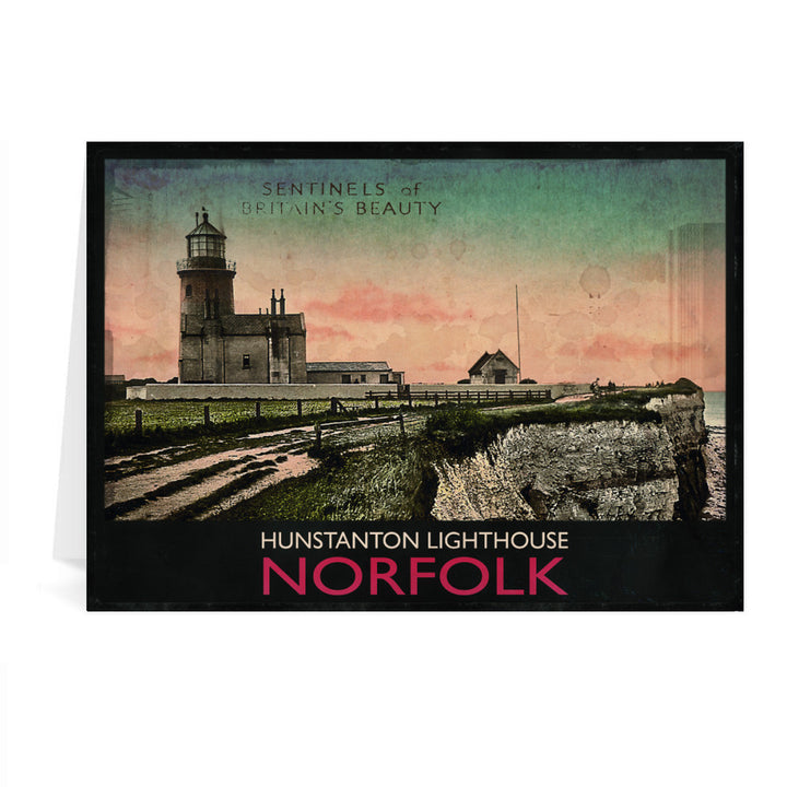 Hunstanton Lighthouse Greeting Card 7x5