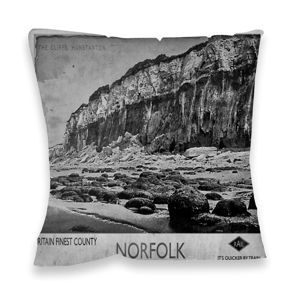 Hunstanton Cliffs Fibre Filled Cushion