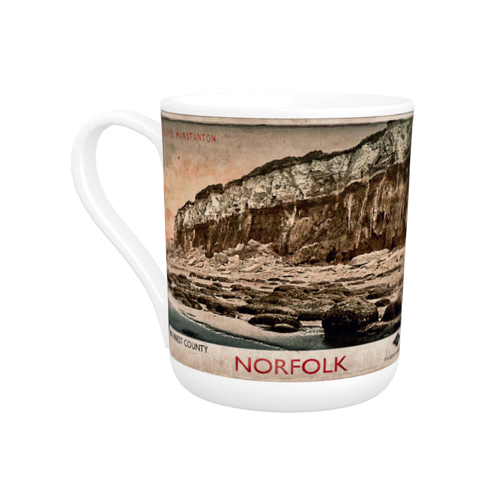 Hunstanton Cliffs Bone China Mug