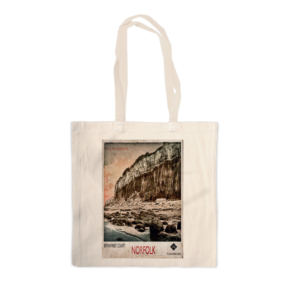 Hunstanton Cliffs Canvas Tote Bag