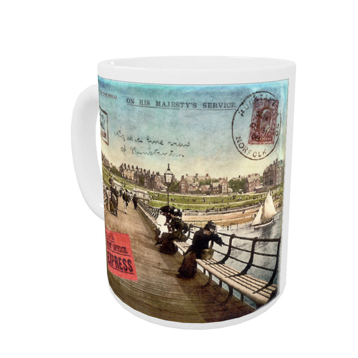 Hunstanton Pier Coloured Insert Mug