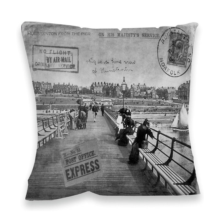 Hunstanton Pier Fibre Filled Cushion