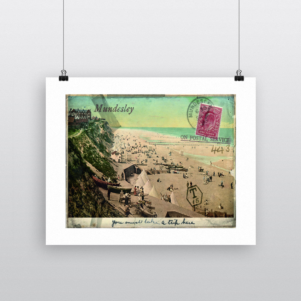 Mundesley 90x120cm Fine Art Print