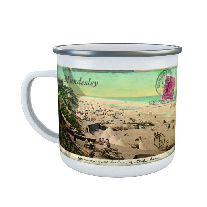 Mundesley Enamel Mug