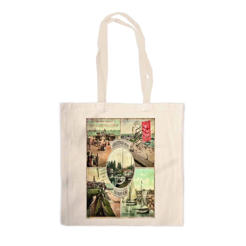 Greetings from Norfolk Canvas Tote Bag