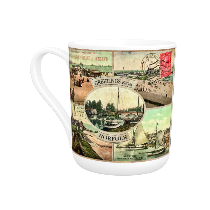 Greetings from Norfolk Bone China Mug