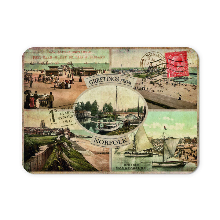 Greetings from Norfolk Mouse Mat