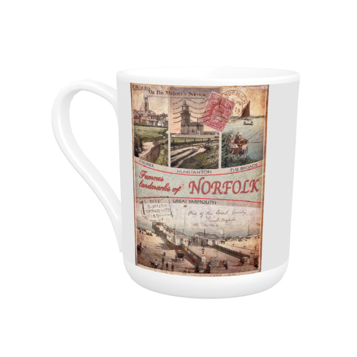 Famous Landmarks of Norfolk Bone China Mug