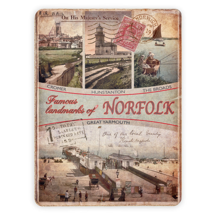 Famous Landmarks of Norfolk Placemat