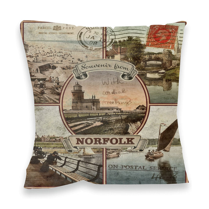 Souvenirs from Norfolk Fibre Filled Cushion