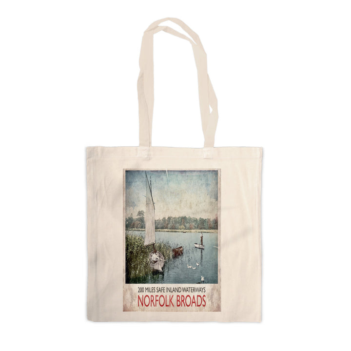 Norfolk Broads Canvas Tote Bag