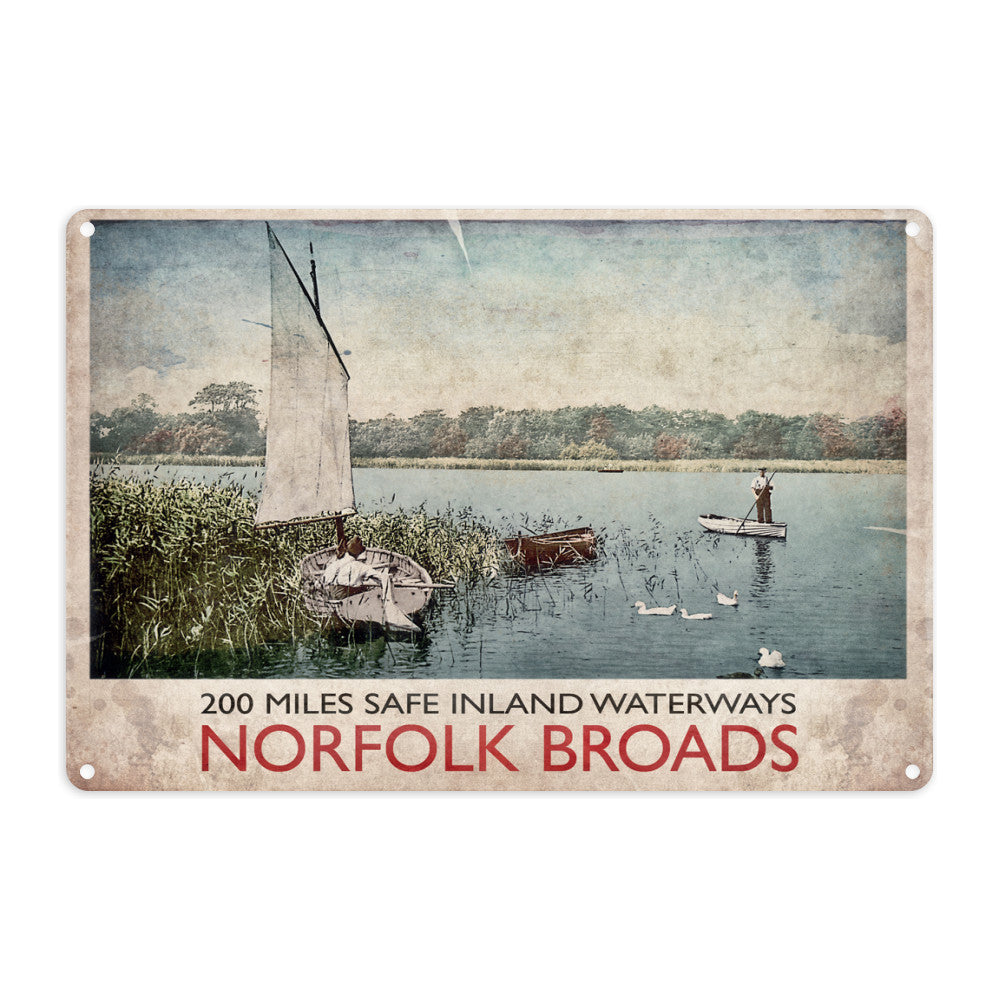 Norfolk Broads Metal Sign