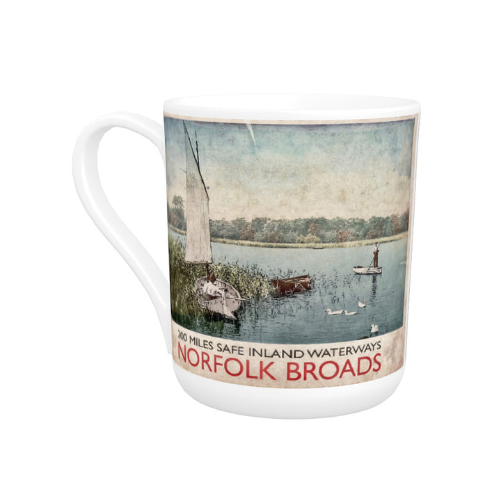 Norfolk Broads Bone China Mug