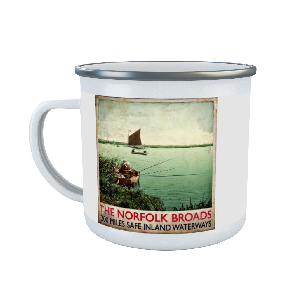 Norfolk Broads Enamel Mug