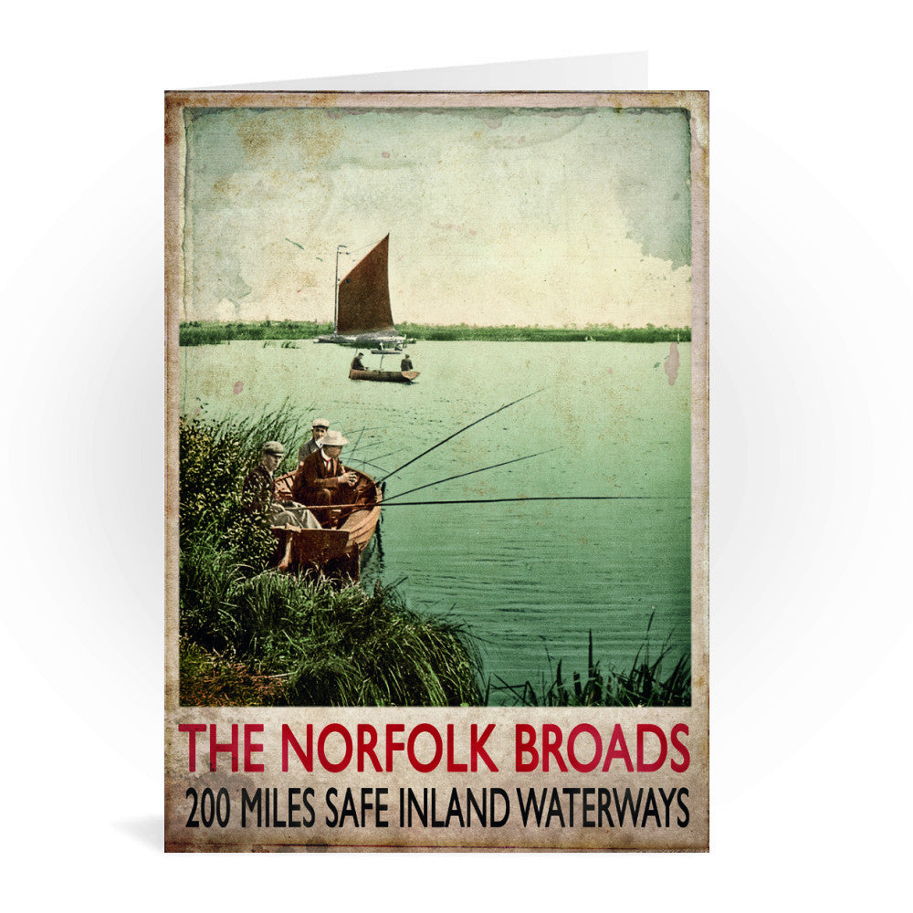 Norfolk Broads Greeting Card 7x5