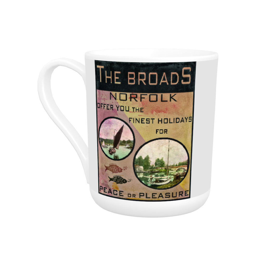 Norfolk Broads Bone China Mug