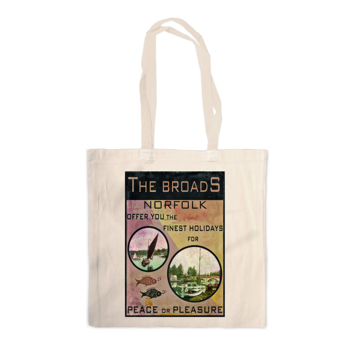 Norfolk Broads Canvas Tote Bag