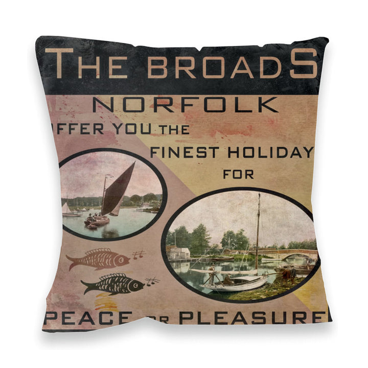 Norfolk Broads Fibre Filled Cushion