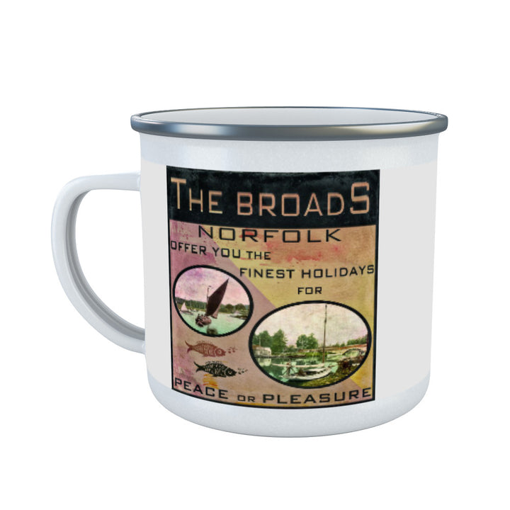 Norfolk Broads Enamel Mug