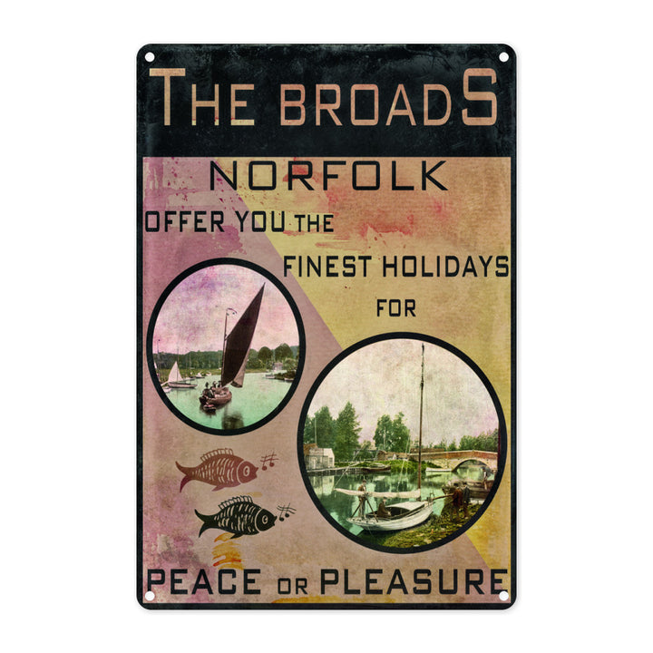 Norfolk Broads Metal Sign