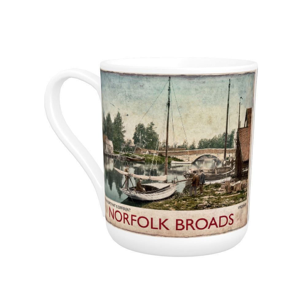 Norfolk Broads Bone China Mug